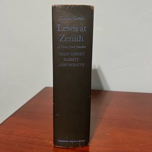 Lewis At Zenith A Three Novel Omnibus Hardcover Sinclair Lewis 1961